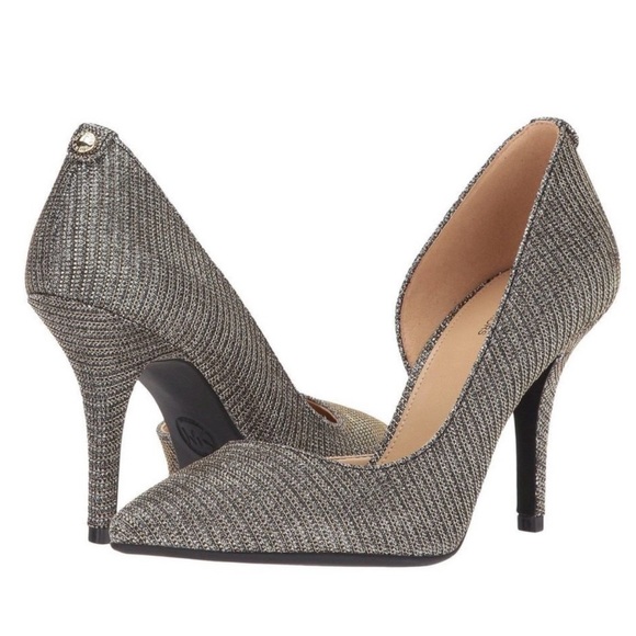 Michael Kors Nathalie Flex High Pump Metallic Size 9.5 - Picture 2 of 7